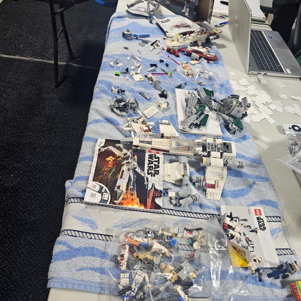 Lego Star Wars Lot 75360 Yoda Starfighter 75372 Battle Pack X-Wing Minifigures